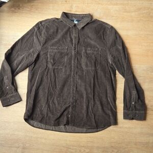Roots Cord Work Shirt Sz XXL